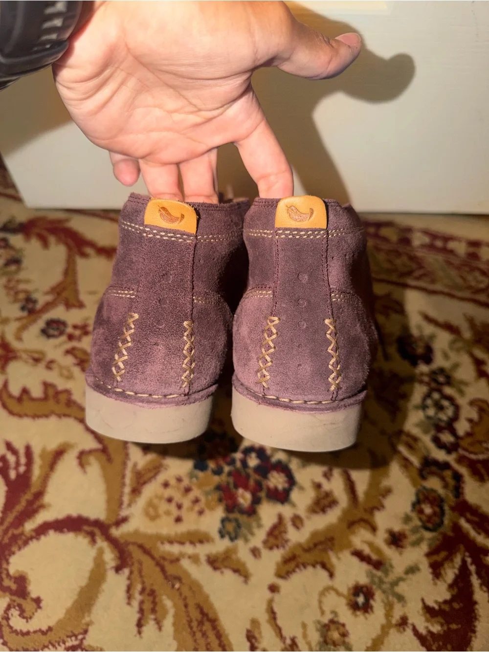 Clarks womens Suede Chukka Boots